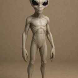 Alien Bust Statue STL File for 3D Printing