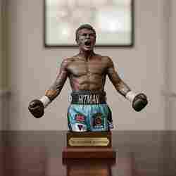 "The Hitman" Ricky Hatton Statue - Boxer Bust and Trophy
