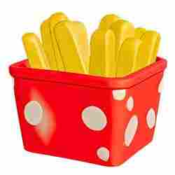 French Fries in a Red Container