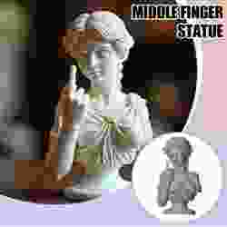 Middle Finger Goddess Statue – Funny Classic Decor