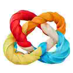 Rainbow Knot Sculpture