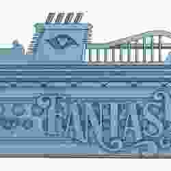 Disney Fantasy Door Magnet