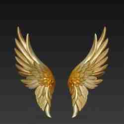 wings, wing, angel wing, demon wing, angel, demon, decor, decorated accessory, decor for mythological characters