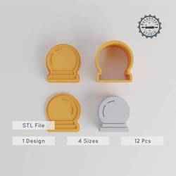 Magic Ball 3D Print Set, Bath Bomb Mold in XS/S/M/L, Fairy Tale Fortune Sphere Collection