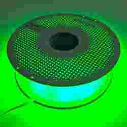 BambuLED - Recycled LED lamp from empty BambuLab filament spool - 3D-printed wall light