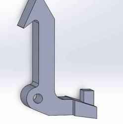 Hook for washing machine door