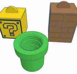 mario bros matte set