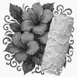 Floral Cluster | Embossed Pattern Roller for Clay | 3D Printed Design