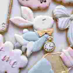 4 sizes - Rabbit Alice in Wonderland Cookie Cutter - SHARP cutting edges - So Versatile!