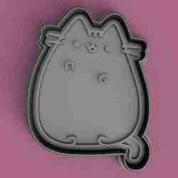 pusheen cookie cutter - cat - cat