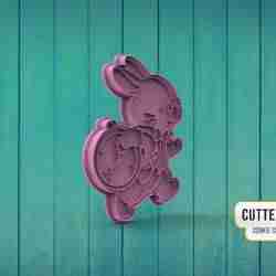 White Rabbit Alice Cookie Cutter