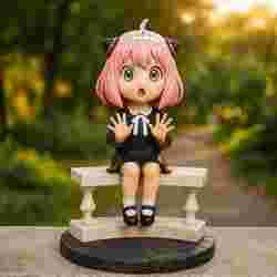 Chibi Anya Forger Sitting Figure - Spy x Family STL