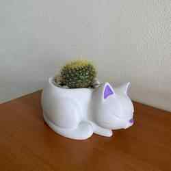 Elegant Cat Shaped Planter