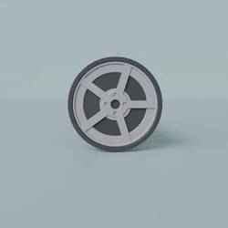 Car wheel Coasters set of 6 with a stand
