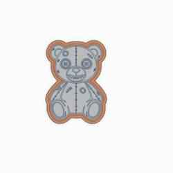 🎃 Halloween Bear Cookie Cutter (Style 6)
