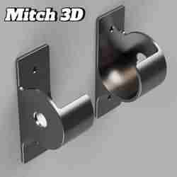 Roll holder wall mount universal length.