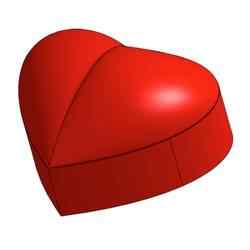 💖 Heart-Shaped Jewelry Box – 3D Printable Keepsake Container