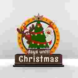 Christmas Countdown Calendar | Santa & Reindeer Advent Laser Cut File