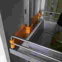 Apothecary cabinet additional lock
