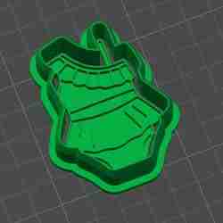 Baby Clothe Cookie Cutter