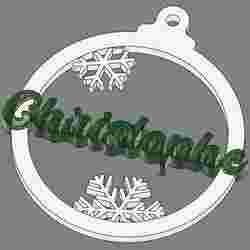 STL file - Personalized two-tone place card (parties & events) : Christophe .