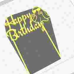 GHOST, FUCK YOU HAPPY BIRTHDAY CAKE TOPPER