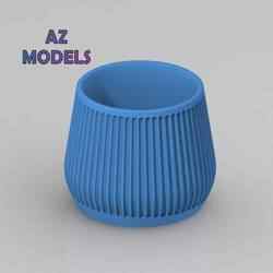 Modern Slotted Planter