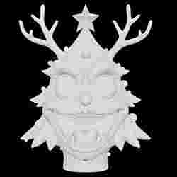 Manic Christmas Monster Bust