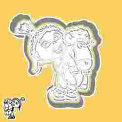 Minions / Despicable Me cookie cutters - Agnes Gru (with unicorn) (style 1)