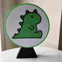 Printable Charm Interchangeable Lamp Plate dino dinosaur