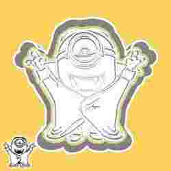 Minions / Despicable Me cookie cutters - Dracula Minion (Stuart) (style 13)