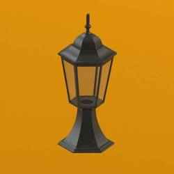 An antique light fixture