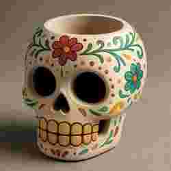 💀🤍Mexican 3D candle holder, candle holder, candy box and Day of the Dead decorations 🤍💀