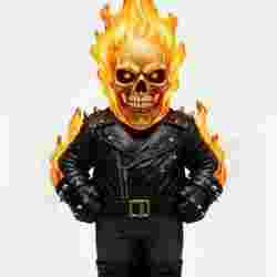 Ghost Rider gnome statue