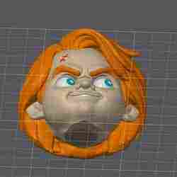 Cabeça Bobble HEAD do Chucky – Halloween Edition em 3D!