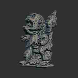 charmander pokeman zombie cnc model