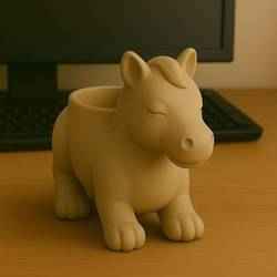 Horse Planter – Cute 3D Printed Pony Flower Pot 🐴