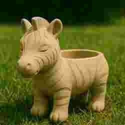 Zebra Planter – Cute 3D Printed Animal Flower Pot