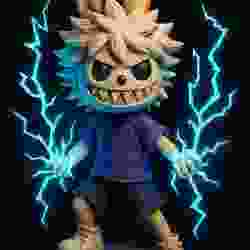 Labubu Zoldyck: Voltage Unleashed in Stylized 3D