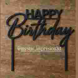 HAPPY BIRTHDAY TOPPER