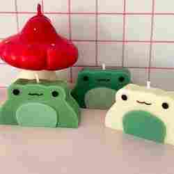 Frog Candle mold and base