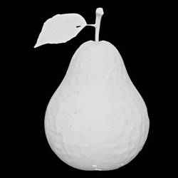 Rustic Pear with Leaf