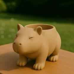 Capybara Holder – Cute 3D Printed Animal Planter