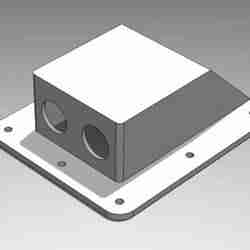 Electrical connection box for solar panels (2, 4 or 6 inputs) - Clickeken design
