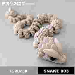 Articulated Snake 003 - Print in place - No supports - STL