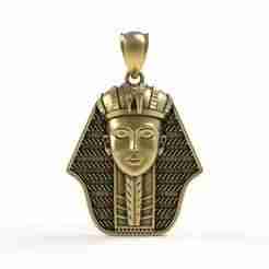 00014 Egyptian Pharaoh King Pendant