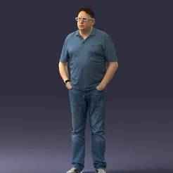 000266 Casual Man with Glasses 0527