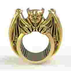 00037 Devil Hip Hop Ring