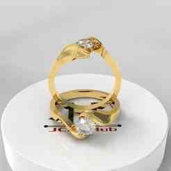 007 - Solitaire Ring - JCADHub