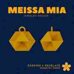 03. Octahemioctahedron - Geometric Glow – 3D Print File for Earrings & Necklace - Versi-Regular Polyhedra Earring - Geometric Earring - Sacred Geometry Necklace Fashion Statement - Versi-Regular Polyhedra